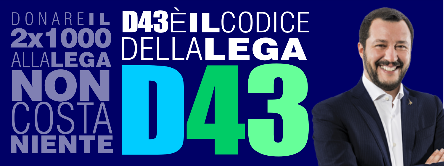 2×1000 alla Lega!