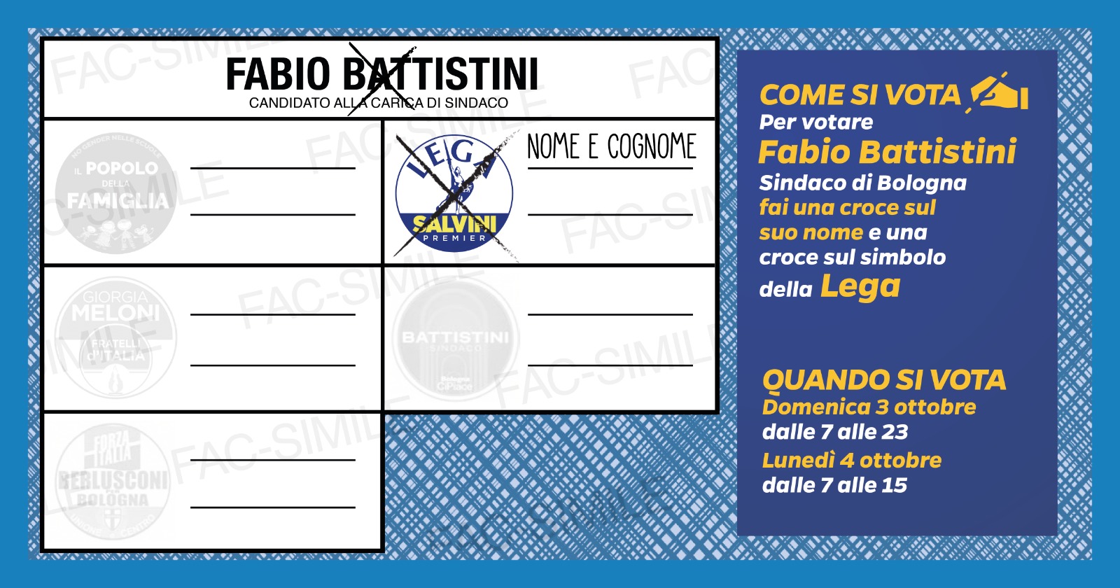 Come si vota a Bologna Come si vota a Bologna