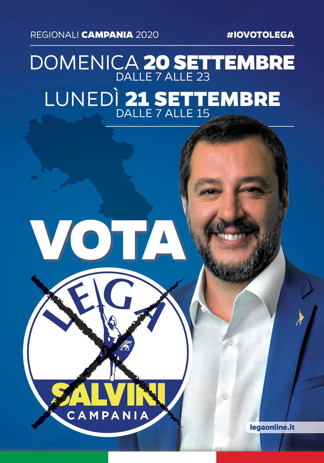 Domenica 20 settembre dalle 7 alle 23 e lunedì 21 settembre dalle 7 alle 15 VOTA LEGA! #IOVOTOLEGA Domenica 20 settembre dalle 7 alle 23 e lunedì 21 settembre dalle 7 alle 15 VOTA LEGA! #IOVOTOLEGA