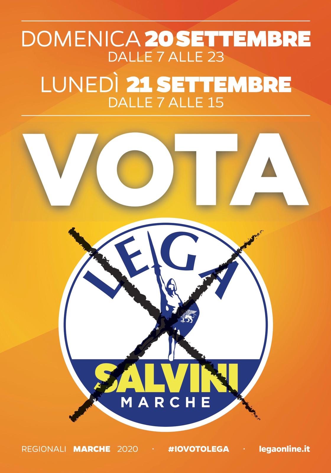 Domenica 20 settembre dalle 7 alle 23 e lunedì 21 settembre dalle 7 alle 15 VOTA LEGA! #IOVOTOLEGA Domenica 20 settembre dalle 7 alle 23 e lunedì 21 settembre dalle 7 alle 15 VOTA LEGA! #IOVOTOLEGA
