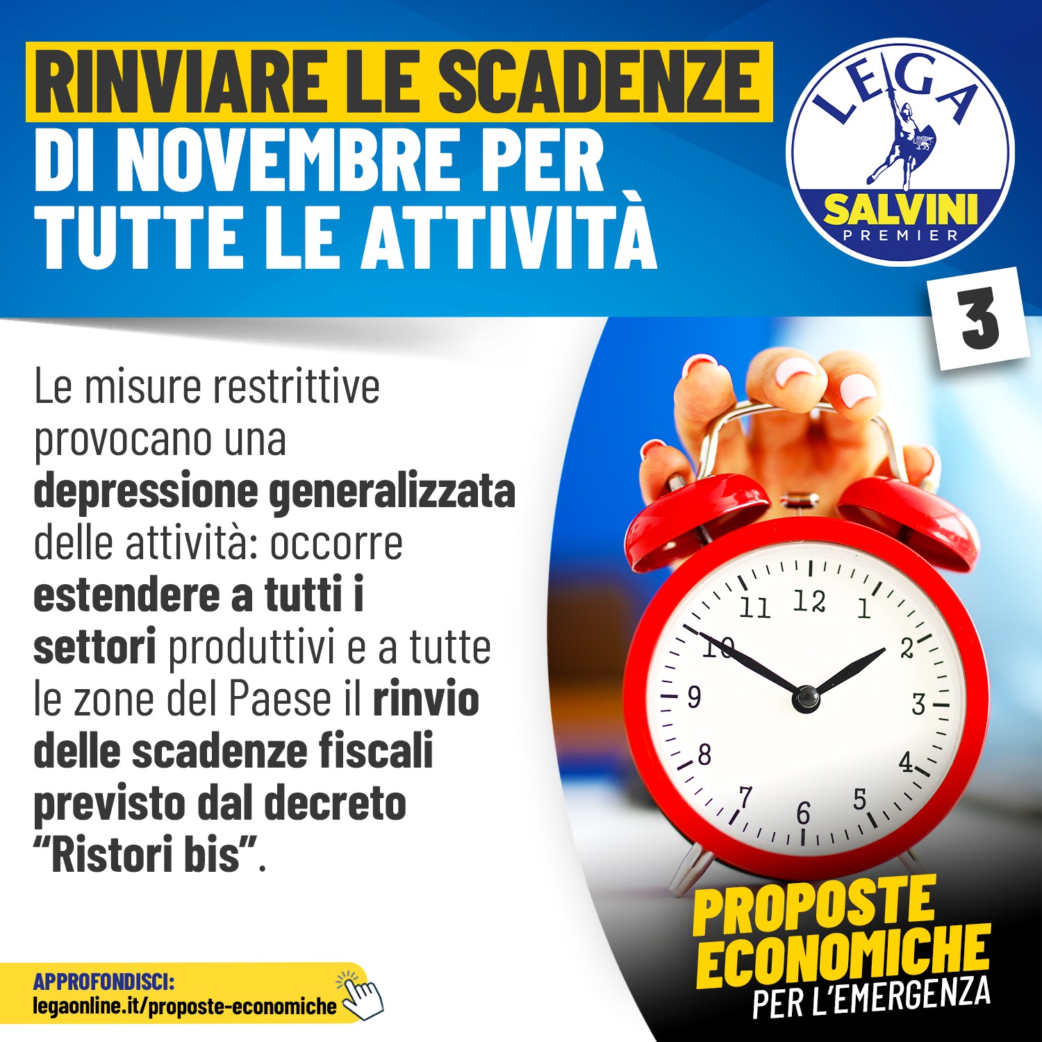 Proposte economiche per l'emergenza COVID-19 Proposte economiche per l'emergenza COVID-19