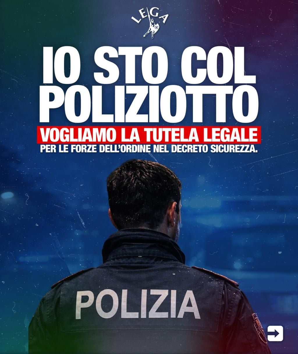 Banner Io sto col Poliziotto