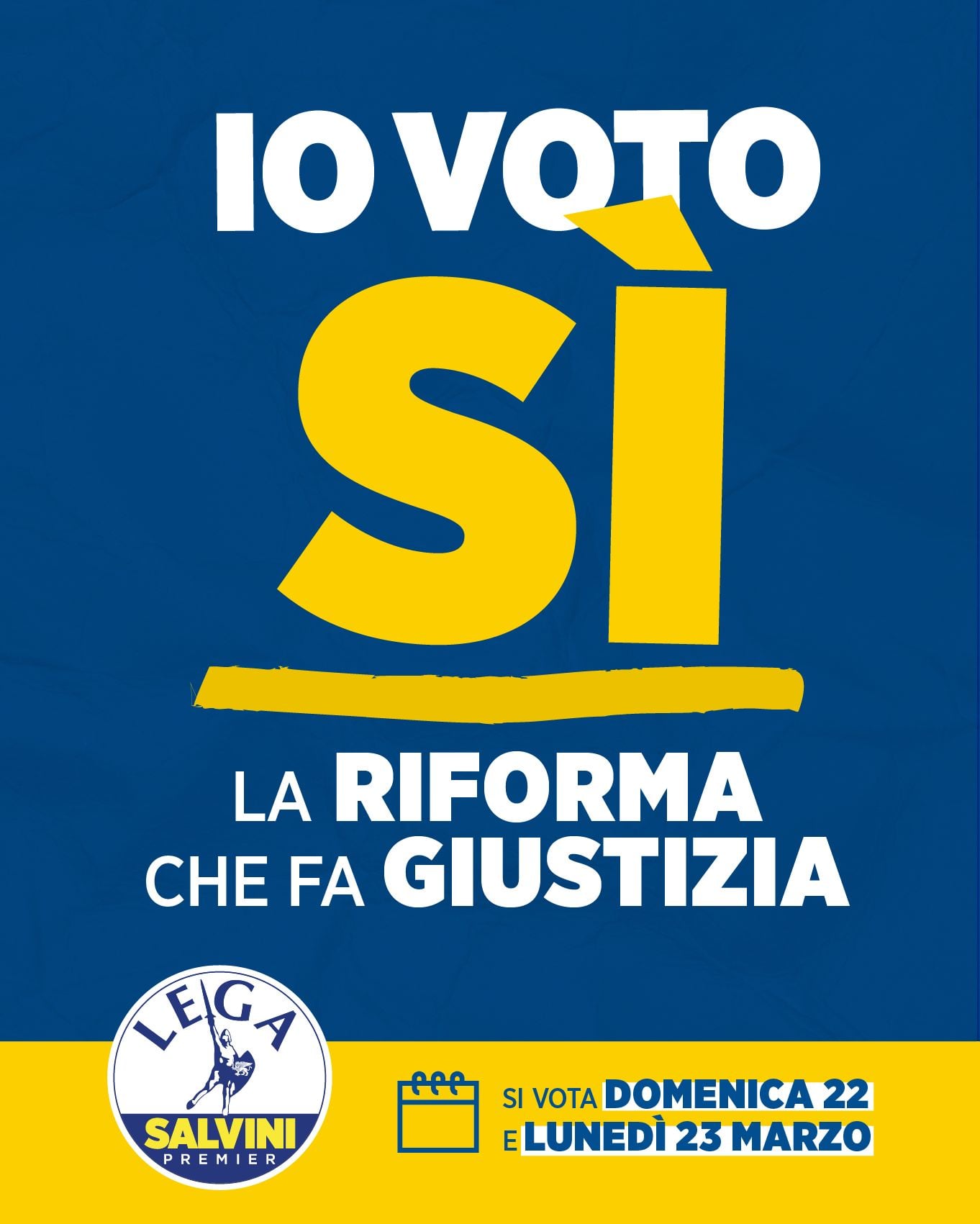 Referendum Giustizia: Io voto Sì - La Riforma che fa Giustizia